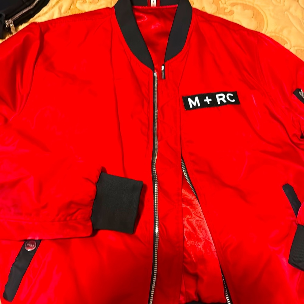 M+rc noir bomber jacket